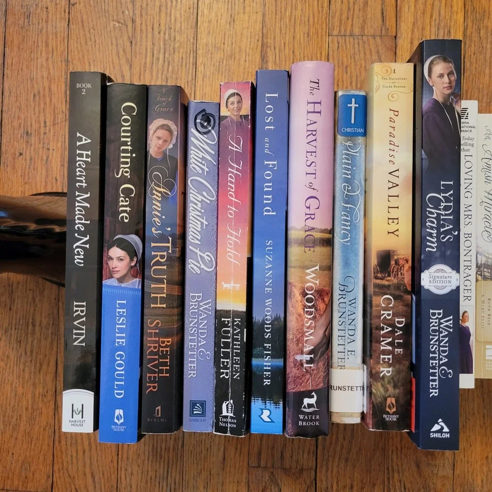 31 Amish Fiction Book Lot Brunstetter Woodsmall Fuller Fisher Christian Romance